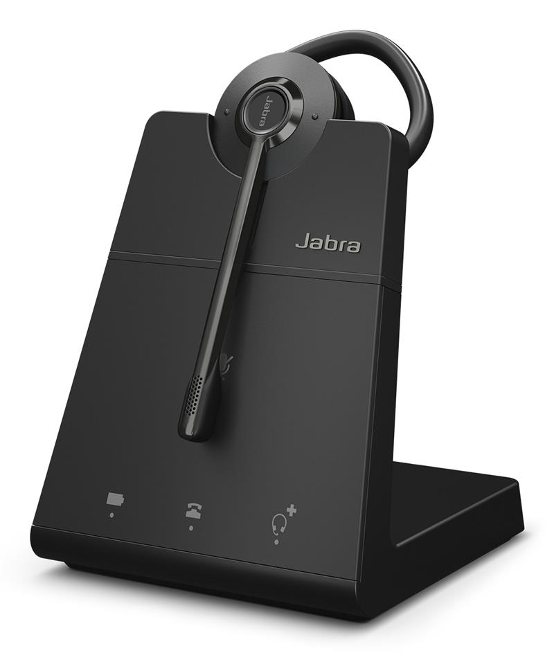 Jabra Engage 45 SE Headset Draadloos oorhaak, Hoofdband Kantoor/callcenter Zwart