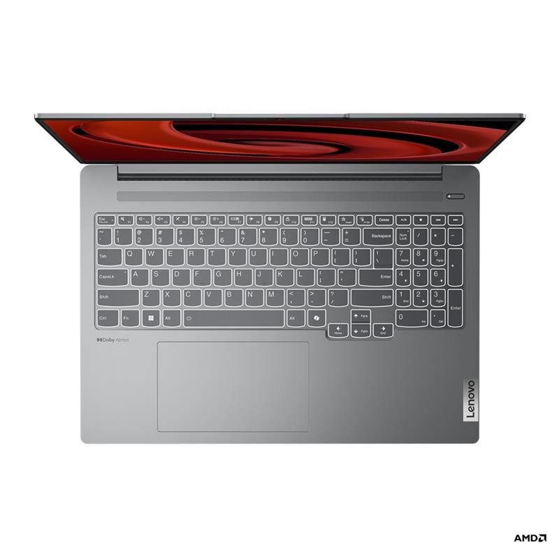 Lenovo IdeaPad Pro 5 Laptop 40,6 cm (16"") 2.5K AMD Ryzen™ 7 8845HS 32 GB LPDDR5x-SDRAM 1 TB SSD Wi-Fi 6E (802.11ax) Windows 11 Home Grijs