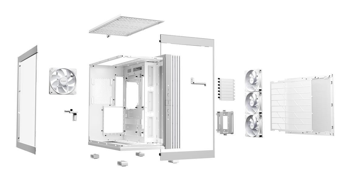be quiet! LIGHT BASE 600 LX White Midi Tower Wit