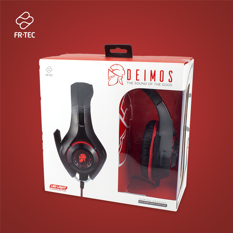 FR-TEC DEIMOS LED Gaming Headset PlayStation 4 Nintendo Switch Xbox One - PC - Switch OLED