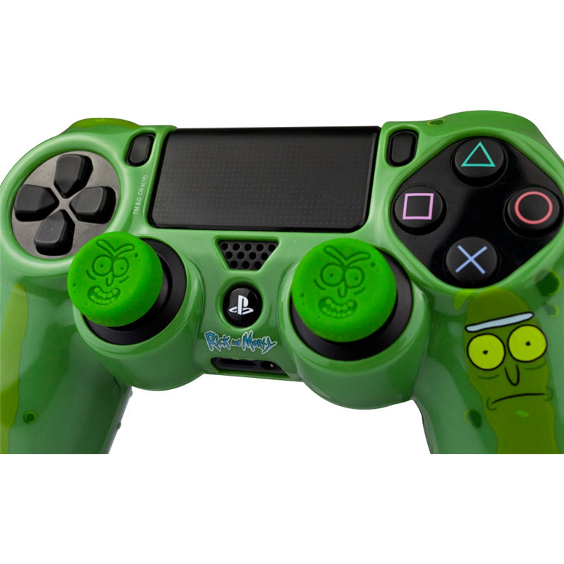 Rick and Morty PS4 controller hoes en thumb grips Combo Pack PICKLE RICK