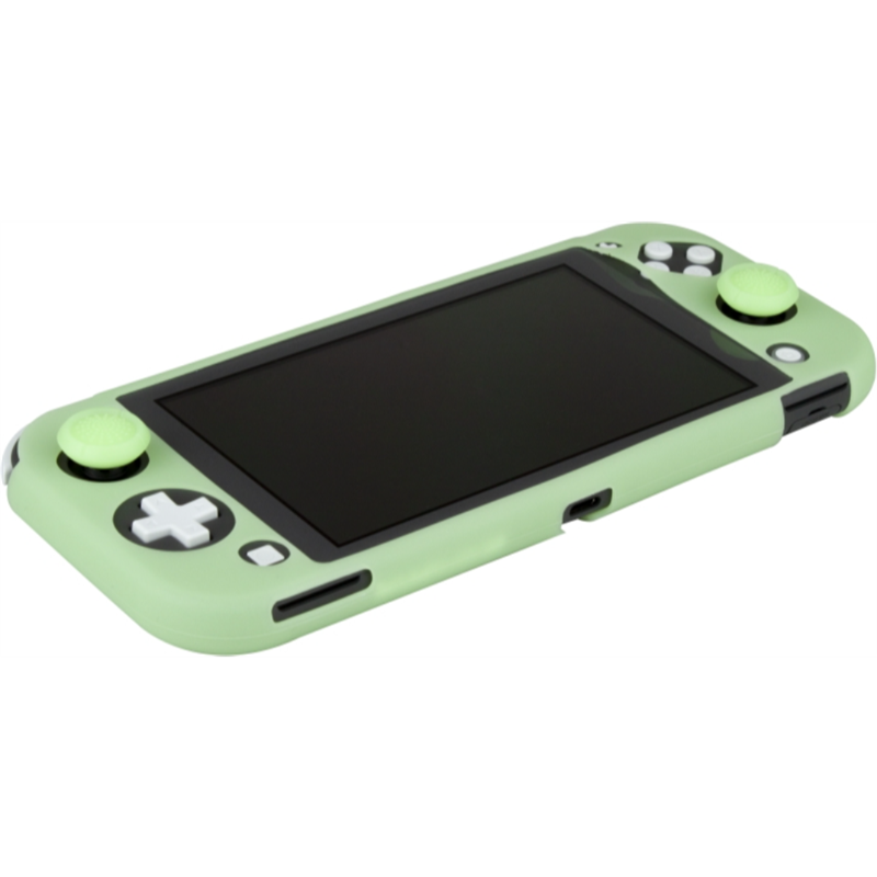 Nintendo Switch Lite Siliconen hoes met Thumb Grips - Glow In The Dark