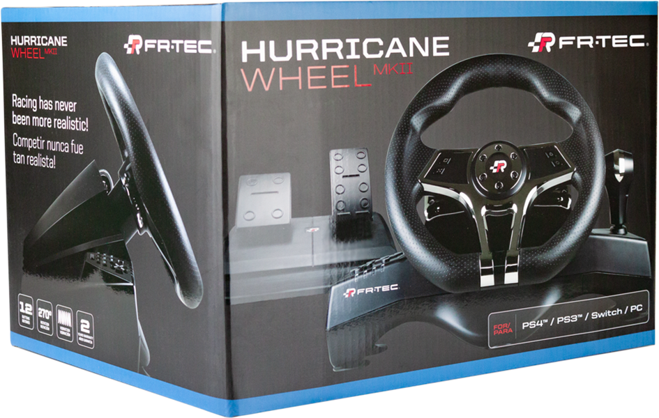 FR-TEC Hurricane MKII Racestuur voor PS4 - Switch - PC en PS3