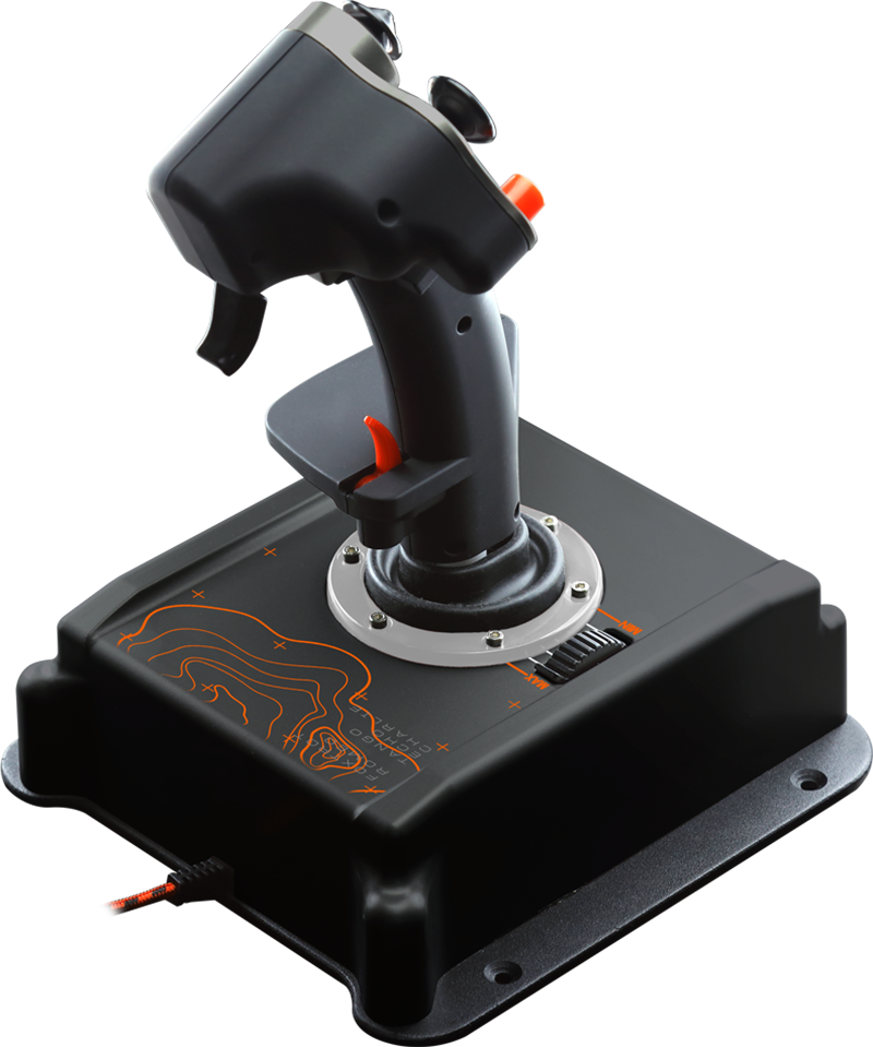 Raptor Mach 1 Joystick en Throttle combo voor PC vluchtsimulatie Games