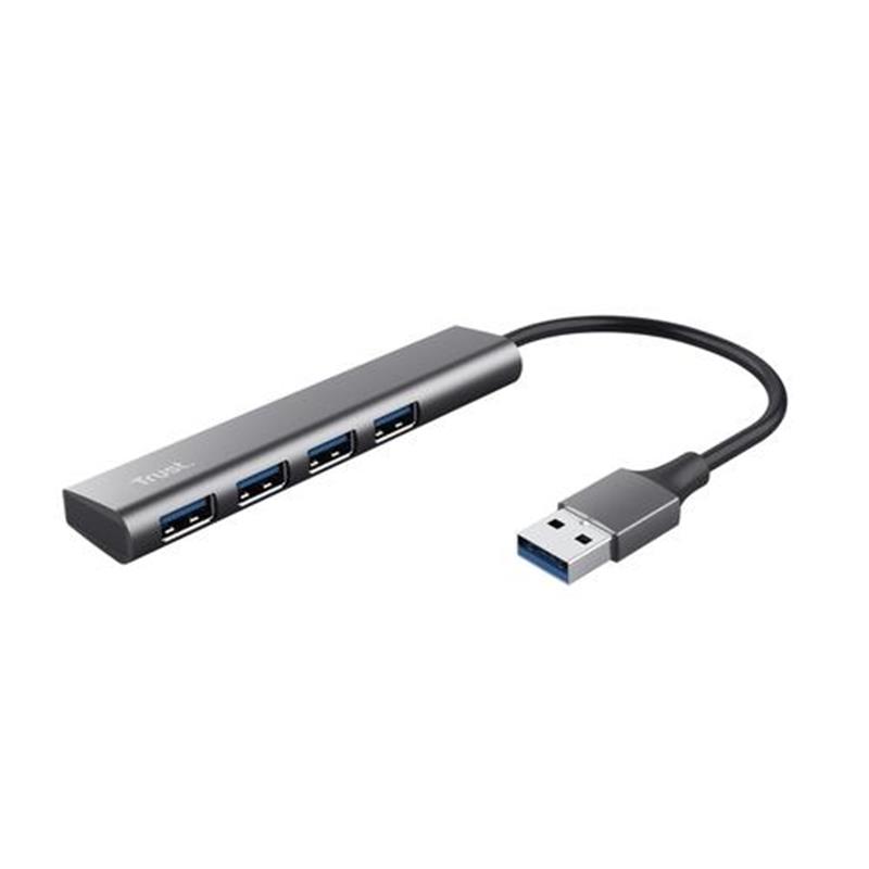 Trust Halyx USB 3 2 Gen 1 3 1 Gen 1 Type-A 5 Mbit s Zwart Grijs