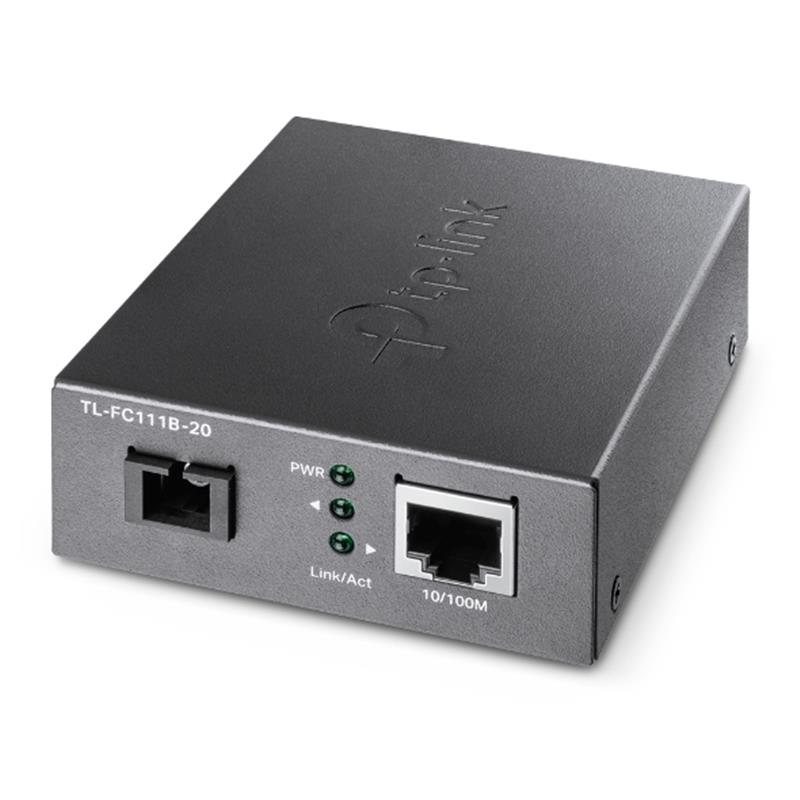 10 100 Mbps RJ45 to 100 Mbps Single-mode SC WDM Bi-Directional Fiber Converter