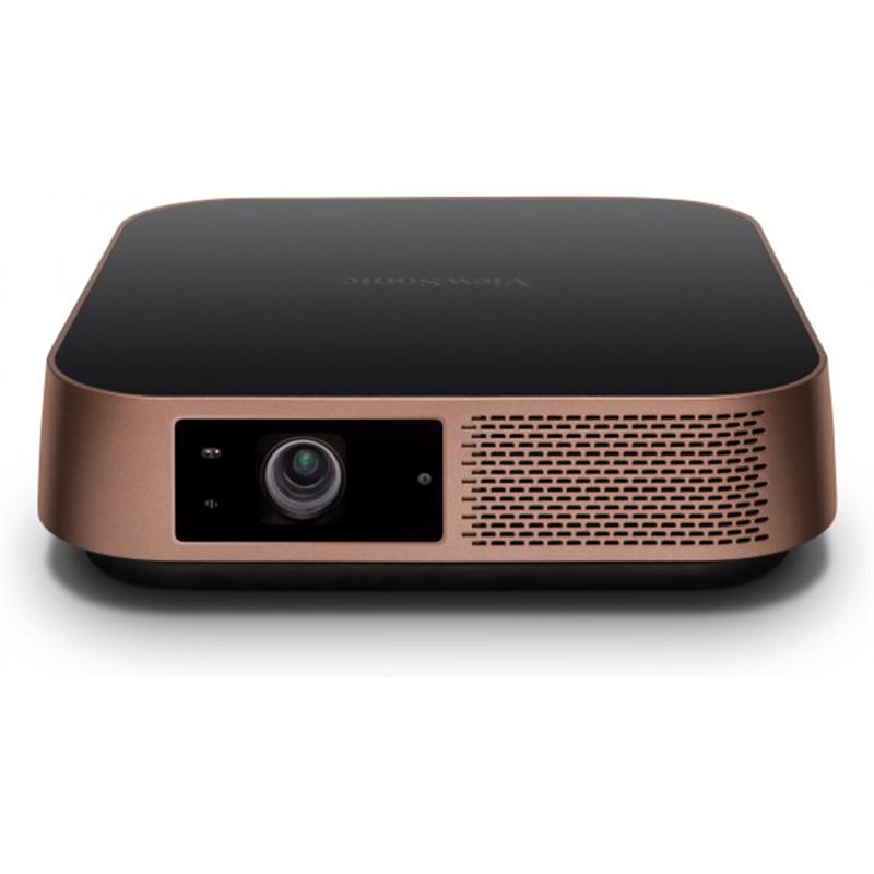 Viewsonic M2 beamer/projector Projector met normale projectieafstand 1200 ANSI lumens LED 1080p (1920x1080) 3D Zwart, Goud