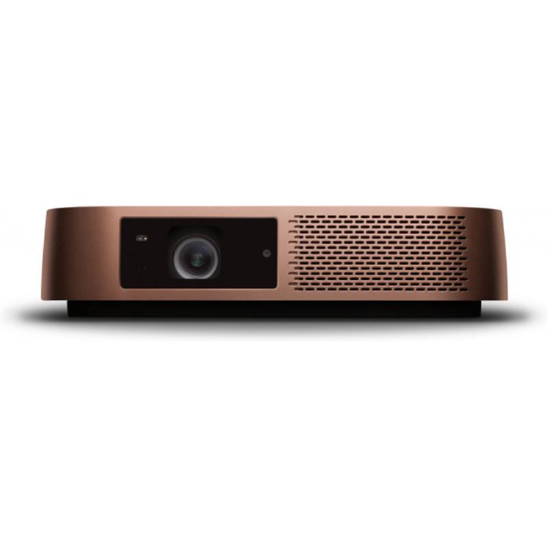 Viewsonic M2 beamer/projector Projector met normale projectieafstand 1200 ANSI lumens LED 1080p (1920x1080) 3D Zwart, Goud