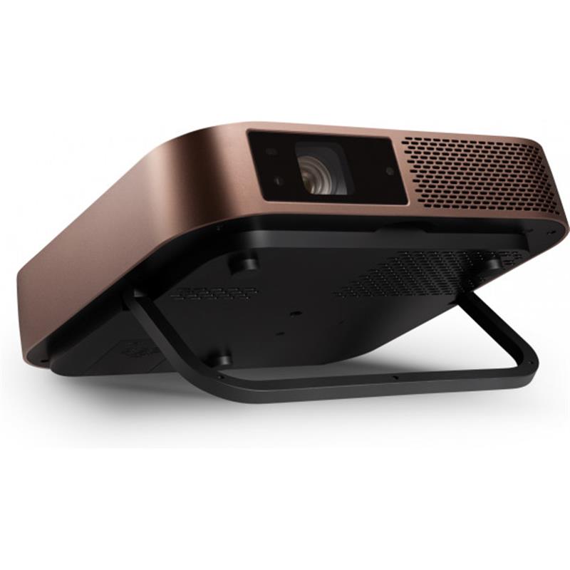 Viewsonic M2 beamer/projector Projector met normale projectieafstand 1200 ANSI lumens LED 1080p (1920x1080) 3D Zwart, Goud