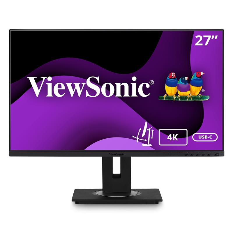 Viewsonic VG2756-4K computer monitor 68,6 cm (27"") 3840 x 2160 Pixels 4K Ultra HD Zwart
