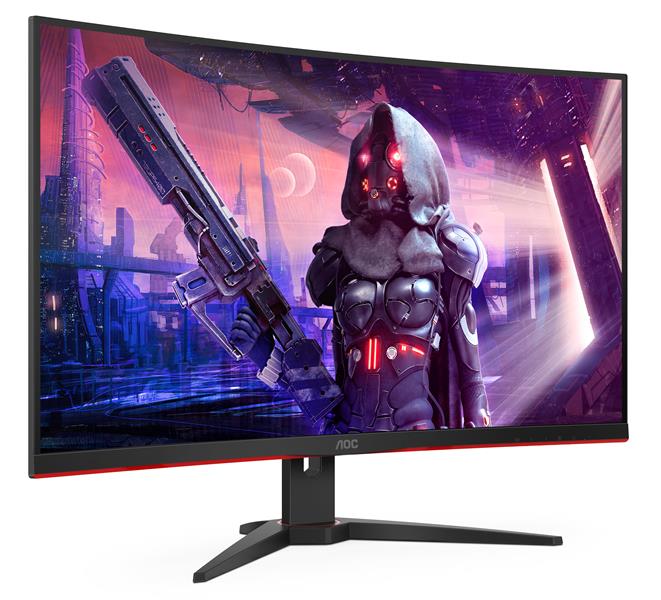 AOC Gaming CQ32G2SE/BK LED display 80 cm (31.5"") 2560 x 1440 Pixels 2K Ultra HD Zwart, Rood