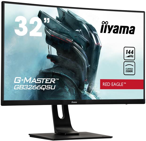 iiyama G-MASTER GB3266QSU-B1 LED display 81,3 cm (32"") 2560 x 1440 Pixels WQHD Zwart