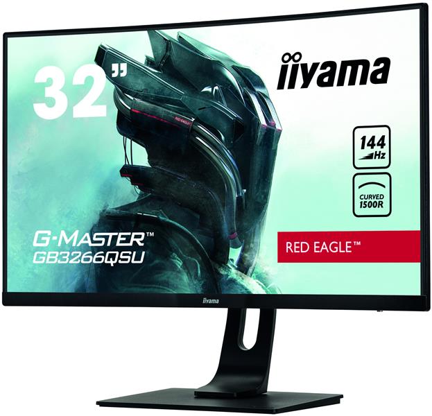 iiyama G-MASTER GB3266QSU-B1 LED display 81,3 cm (32"") 2560 x 1440 Pixels WQHD Zwart