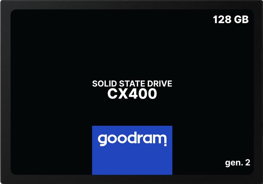 GOODRAM CX400 gen 2 SSD 2 5 128 GB SATA III 3D TLC Retail 550 460 MB s