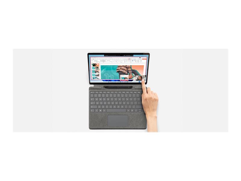 Microsoft Surface Pro 8 256 GB 33 cm (13"") Intel® 11de generatie Core™ i7 16 GB Wi-Fi 6 (802.11ax) Windows 10 Pro Platina