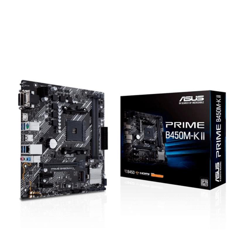 ASUS Prime B450M-K II Socket AM4 micro ATX AMD B450