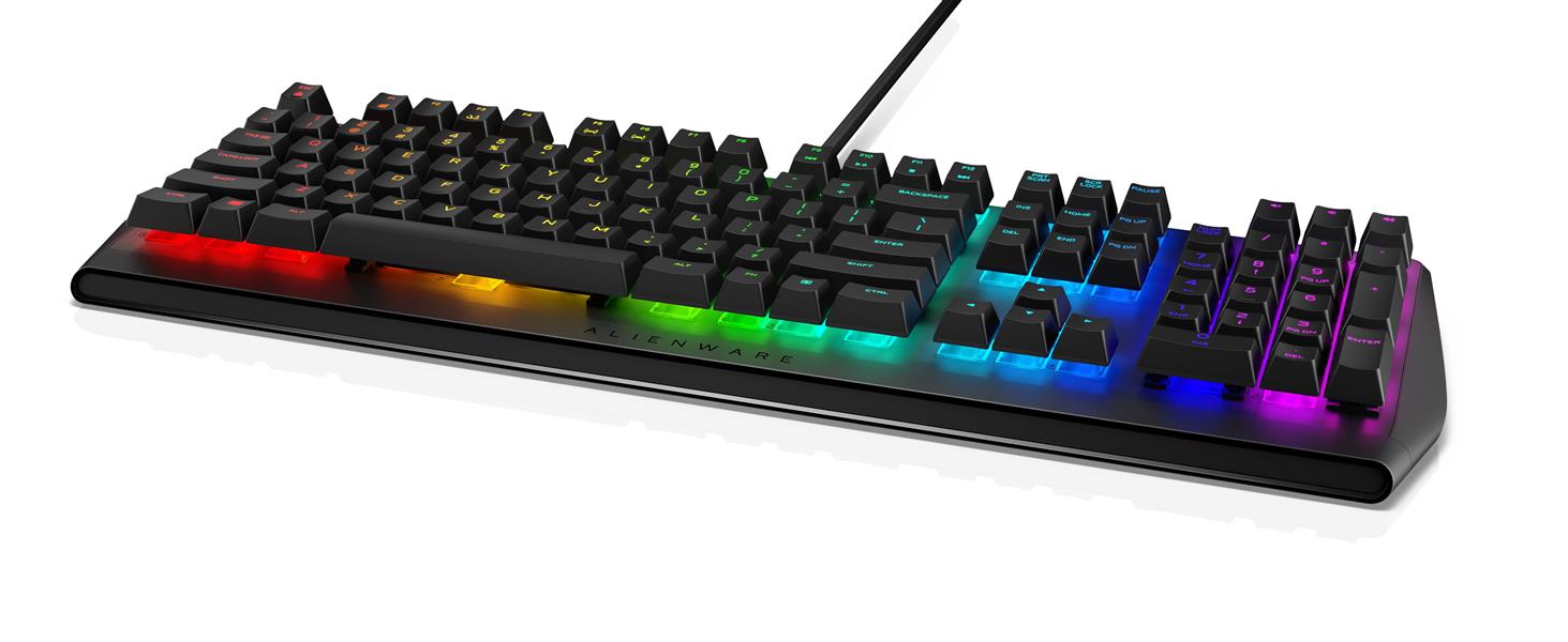 Alienware AW410K toetsenbord USB QZERTY US International Zwart