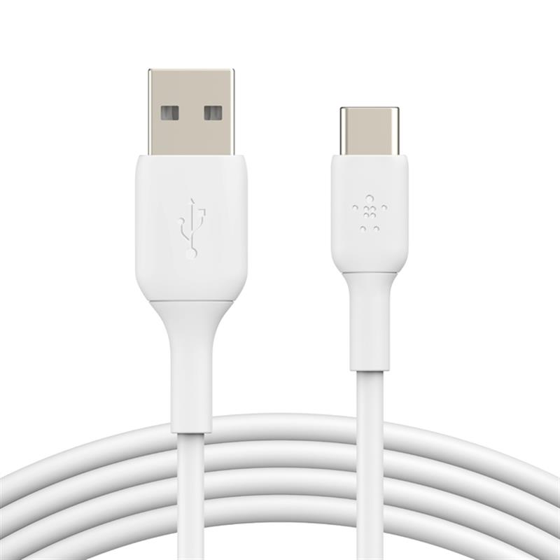 BELKIN USB-A to USB-C PVC White 1m