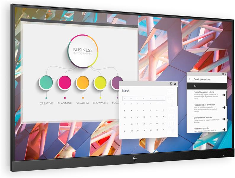 HP E24 G4 computer monitor 60,5 cm (23.8"") 1920 x 1080 Pixels Full HD Zwart, Zilver