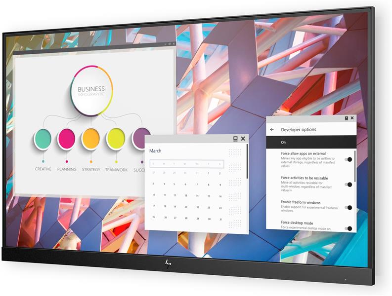 HP E24 G4 computer monitor 60,5 cm (23.8"") 1920 x 1080 Pixels Full HD Zwart, Zilver