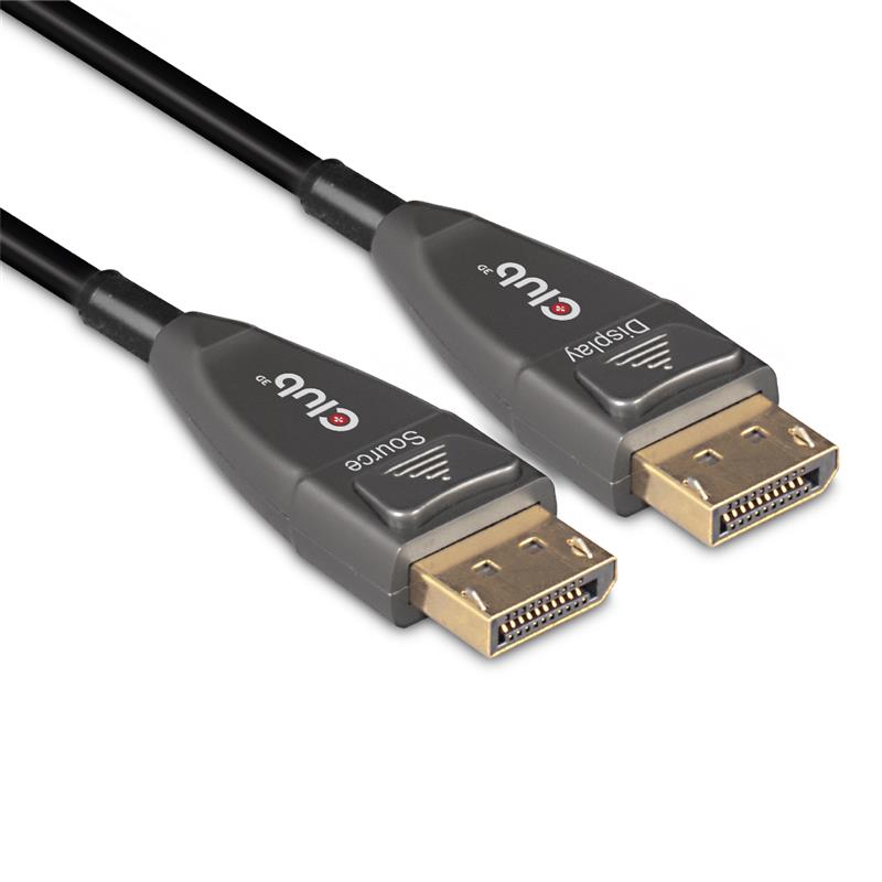 CLUB3D DisplayPort 1.4 Active Optical Cable Unidirectional 4K120Hz 8K60Hz M/M 20m/65.62ft