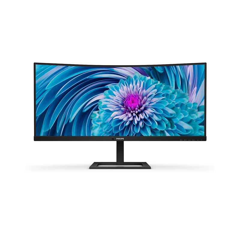 Philips E Line 346E2CUAE/00 computer monitor 86,4 cm (34"") 3440 x 1440 Pixels Wide Quad HD+ LCD Zwart