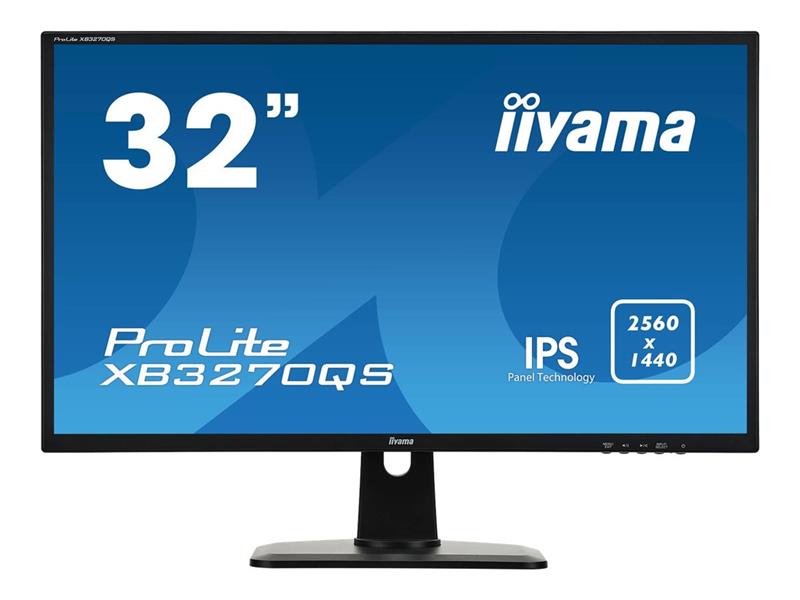 iiyama ProLite XB3270QS-B1 computer monitor 80 cm (31.5"") 2560 x 1440 Pixels Wide Quad HD LED Flat Zwart