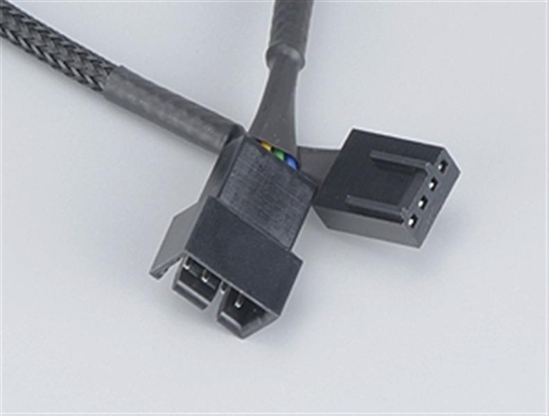 Akasa pwm fan extension cable - 30cm *FANM *FANF