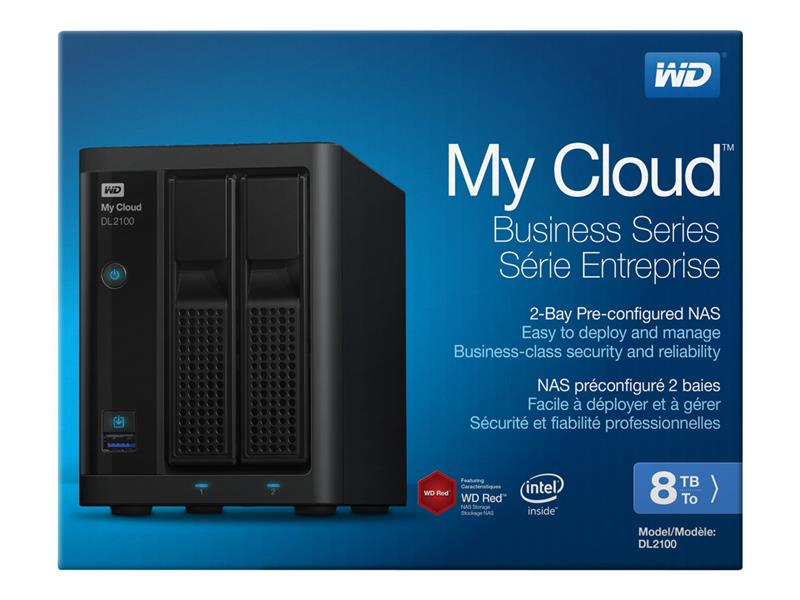 WD My Cloud Pro PR2100 8TB 2Bay NAS