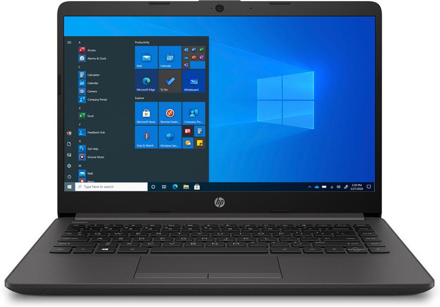 HP 240 G8 Notebook 35,6 cm (14"") 1920 x 1080 Pixels Intel® 10de generatie Core™ i3 4 GB DDR4-SDRAM 128 GB SSD Wi-Fi 6 (802.11ax) Windows 10 Pro Zwart