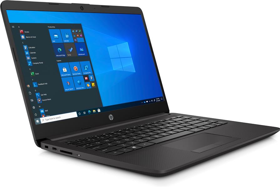 HP 240 G8 Notebook 35,6 cm (14"") 1920 x 1080 Pixels Intel® 10de generatie Core™ i3 8 GB DDR4-SDRAM 128 GB SSD Wi-Fi 6 (802.11ax) Windows 10 Pro Zwart