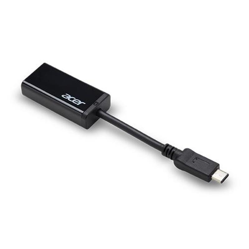 Acer HP.DSCAB.007 tussenstuk voor kabels USB Type-C HDMI Zwart