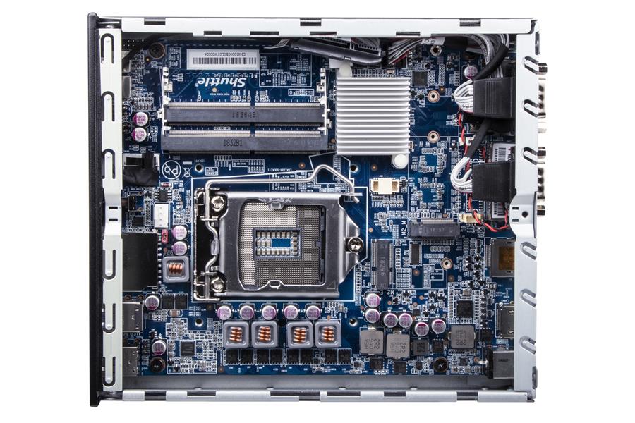 Shuttle XP? slim DH410 1,35L maat pc Zwart Intel H410 LGA 1200 (Socket H5)