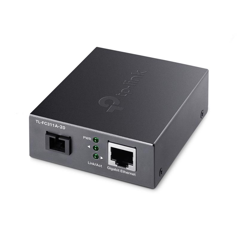 10 100 1000 Mbps RJ45 to 1000 Mbps Single-mode SC WDM Bi-Directional Fiber Converter