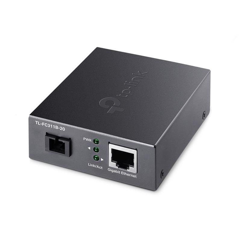 10 100 1000 Mbps RJ45 to 1000 Mbps Single-mode SC WDM Bi-Directional Fiber Converter