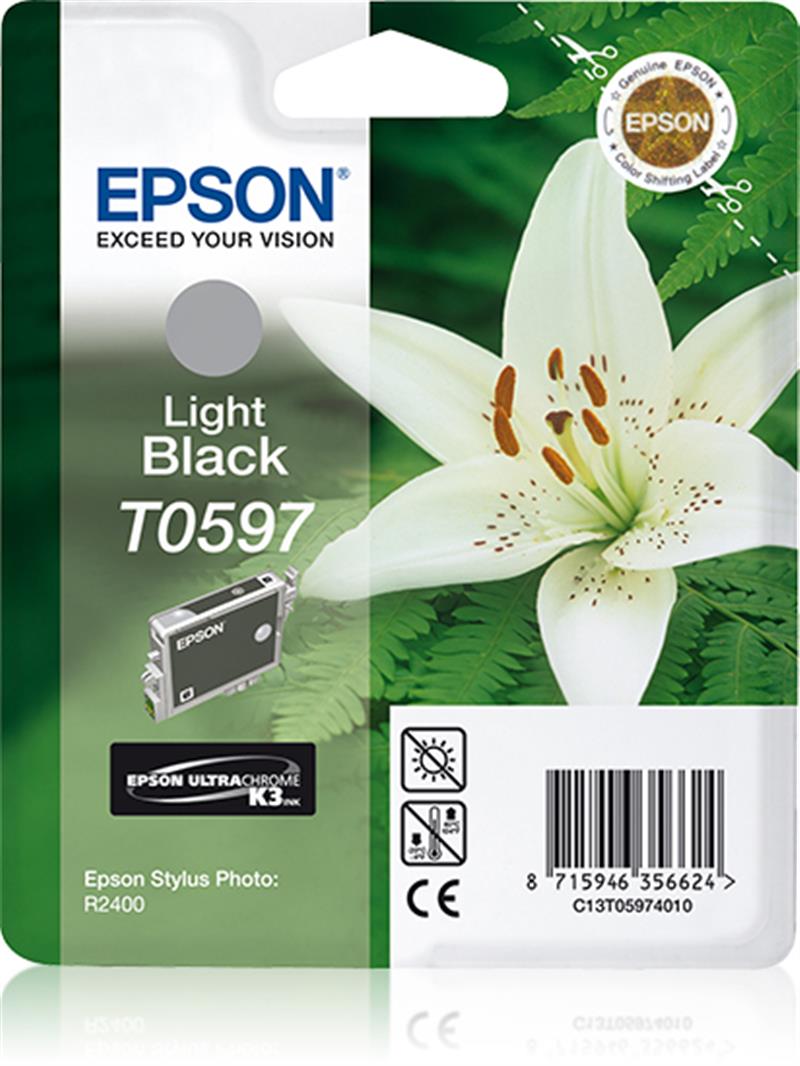 Epson Lily inktpatroon Light Black T0597 Ultra Chrome K3