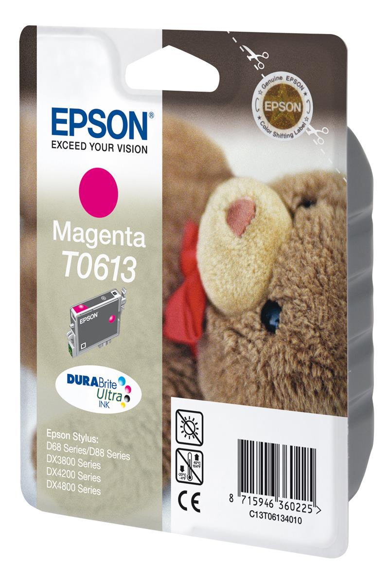 Epson Teddybear inktpatroon Magenta T0613 DURABrite Ultra Ink