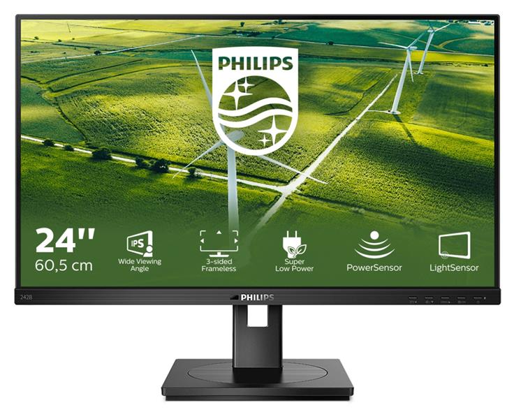 Philips 242B1G/00 LED display 60,5 cm (23.8"") 1920 x 1080 Pixels Full HD Zwart