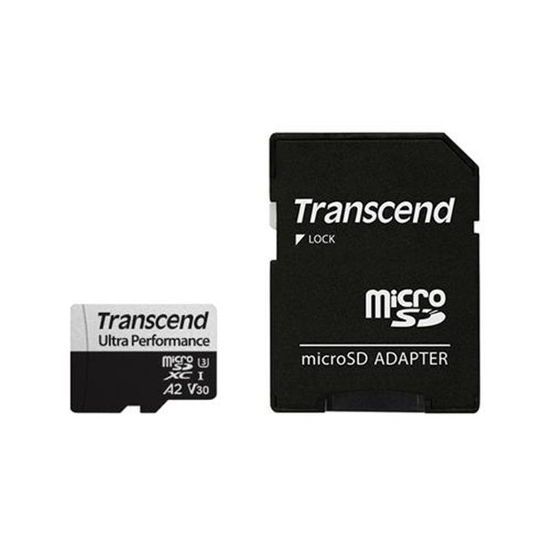 TRANSCEND 128GB microSD w adapter UHS-I
