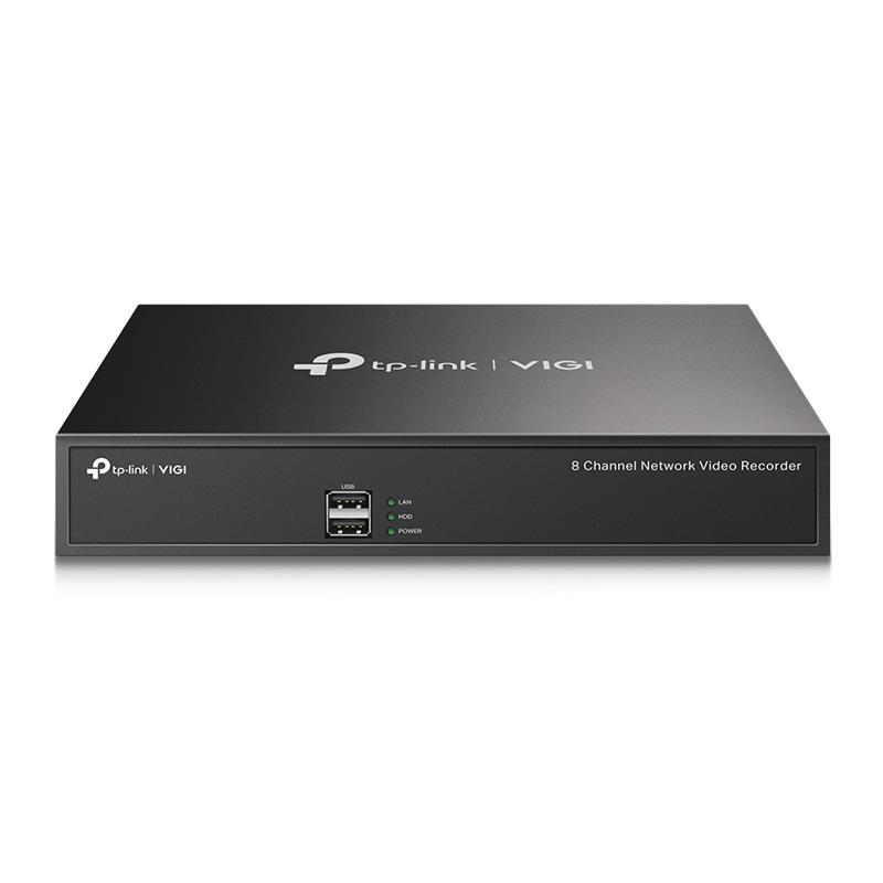 TP-Link VIGI NVR1008H Netwerk Video Recorder (NVR) 1U Zwart