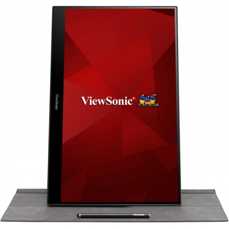 Viewsonic TD1655 touch screen-monitor 39,6 cm (15.6"") 1920 x 1080 Pixels Multi-touch Multi-gebruiker Zwart, Zilver