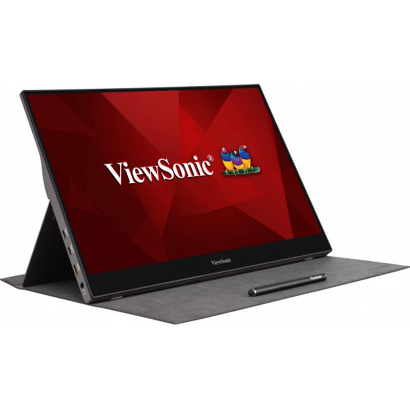 Viewsonic TD1655 touch screen-monitor 39,6 cm (15.6"") 1920 x 1080 Pixels Multi-touch Multi-gebruiker Zwart, Zilver