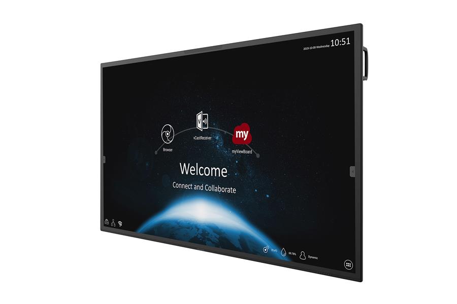 ViewBoard 70serie touchscreen - 86inch - 4K - Android 8 0 - PCAP 350 nits - incl camera mic - 2x10W sub 15W