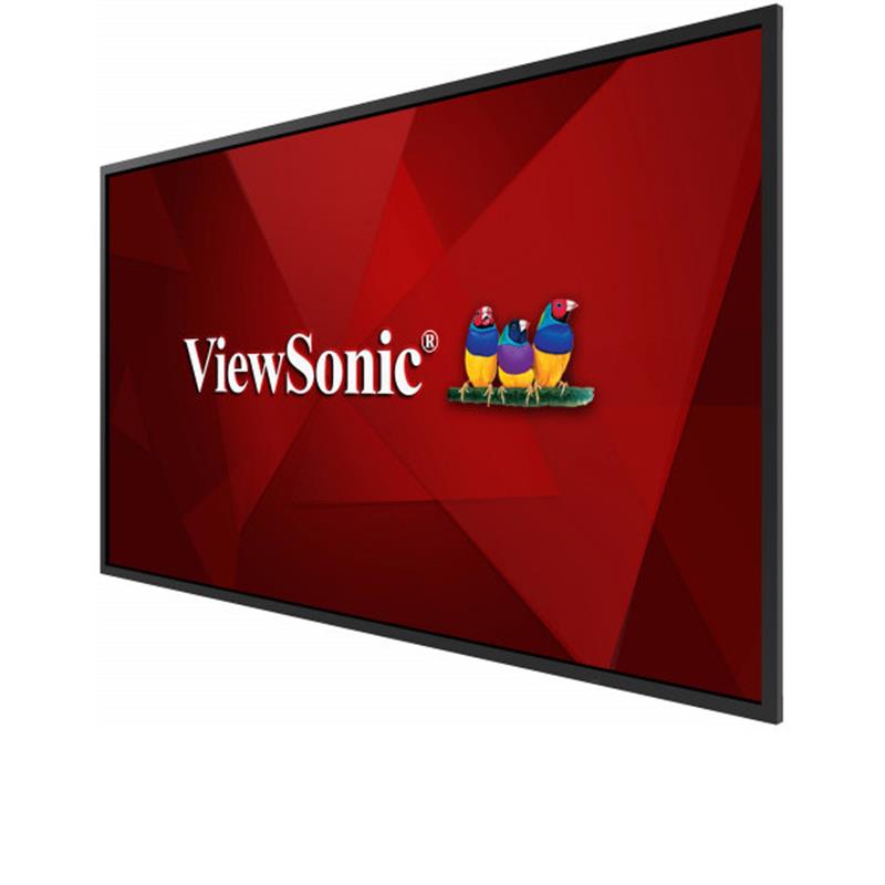 Viewsonic CDE5520 beeldkrant Digitale signage flatscreen 139,7 cm (55"") IPS 4K Ultra HD Zwart Type processor Android 8.0