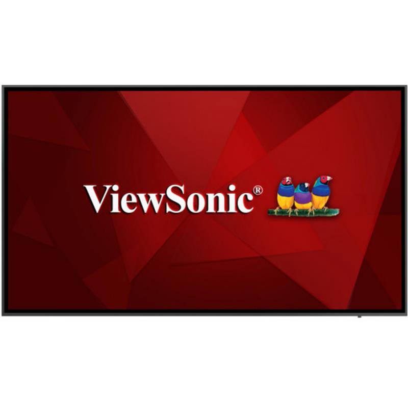 Viewsonic CDE7520 beeldkrant Digitale signage flatscreen 190,5 cm (75"") IPS 4K Ultra HD Zwart Type processor Android 8.0