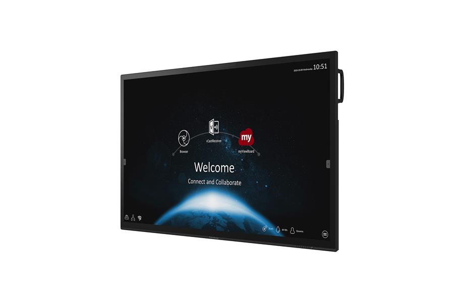 ViewBoard 70serie touchscreen - 65inch - 4K - Android 8 0 - PCAP 350 nits - incl camera mic - 2x10W sub 15W