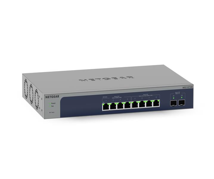Netgear MS510TXM netwerk-switch Managed L2/L3/L4 10G Ethernet (100/1000/10000) Grijs, Blauw