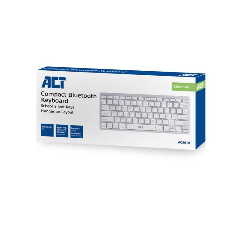 ACT Portable bluetooth toetsenbord Qwertzu HU layout 