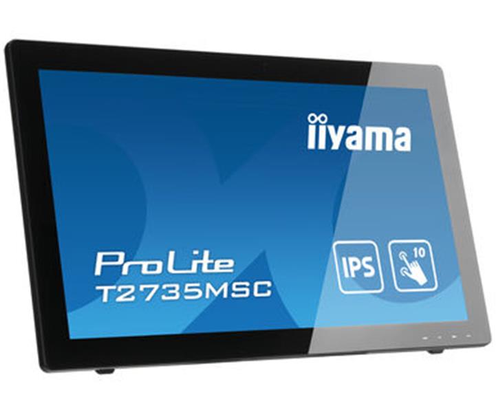 iiyama ProLite T2735MSC-B3 touch screen-monitor 68,6 cm (27"") 1920 x 1080 Pixels Multi-touch Zwart