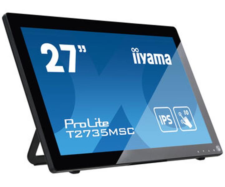 iiyama ProLite T2735MSC-B3 touch screen-monitor 68,6 cm (27"") 1920 x 1080 Pixels Multi-touch Zwart